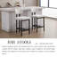 Ensemble de 2 tabourets de bar (sans table)-1634529478