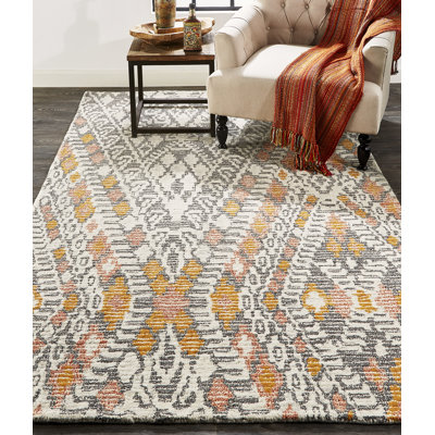 Kaylianna Performance Wool Geometric Indoor Rug