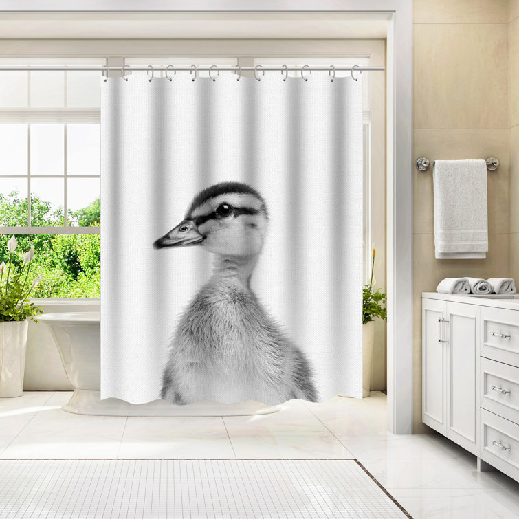 71 x 74 Shower Curtain, Baby Duck by Nuada The Twillery Co.