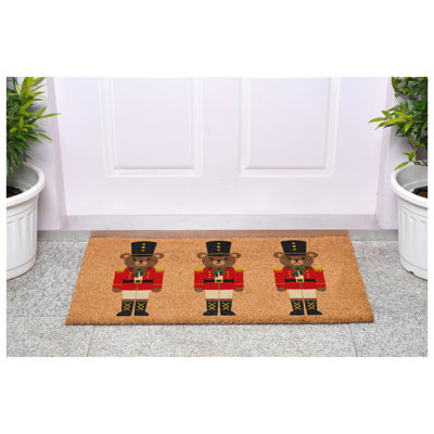 Christmas Bear Doormat 17"x29"