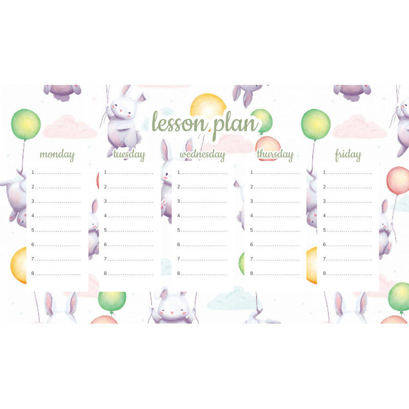 Magnetic Lesson Plan Flying Rabbits with Balloons