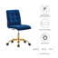 Chaise de bureau Prim Velvet Performance-1016893858