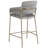 Yara Beige Velvet Counter Stool-75000051