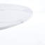 Table de cuisine avec plateau en marbre blanc et pieds en métal - Stable, facile à assembler, nettoyage facile