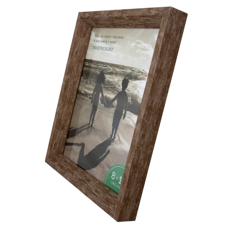 Classical Rectangular PhotoPicture Frame - Brown, 8" x 10"