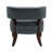 Armless Accent Chair, Wooden Frame Chair, Single Chair For Bedroom, Living Room