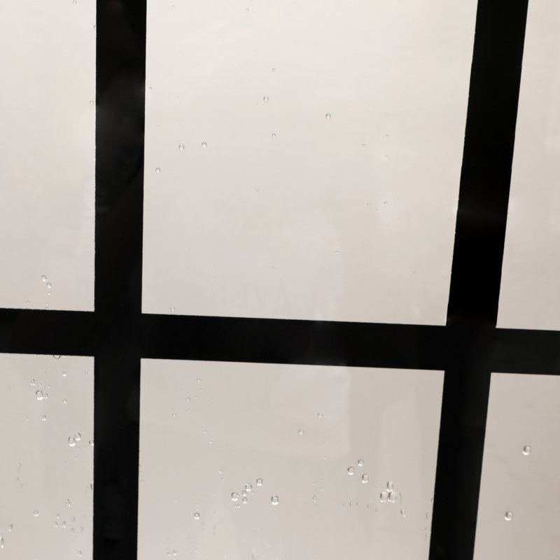 Porte de douche à panneau simple sans cadre H 34 po x H 72 po