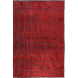 Rapture Contemporary Synergy Red/Gray Area Rug