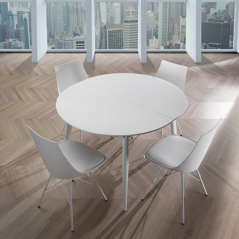 Manhart Round Metal Base Dining Table