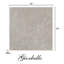 Italian Metalia Porcelain 24"x 24"x 9mm Floor and Wall Tile Case-100157447