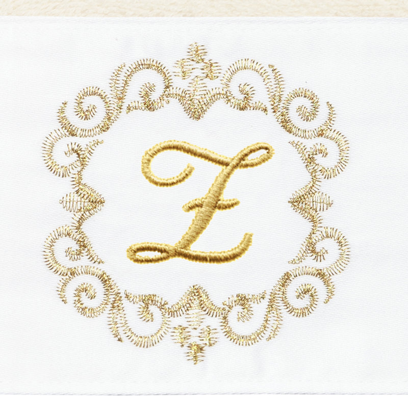 Winston Porter 100% Turkish Cotton MONICA 2PC Embellished Hand Towel Set, Z