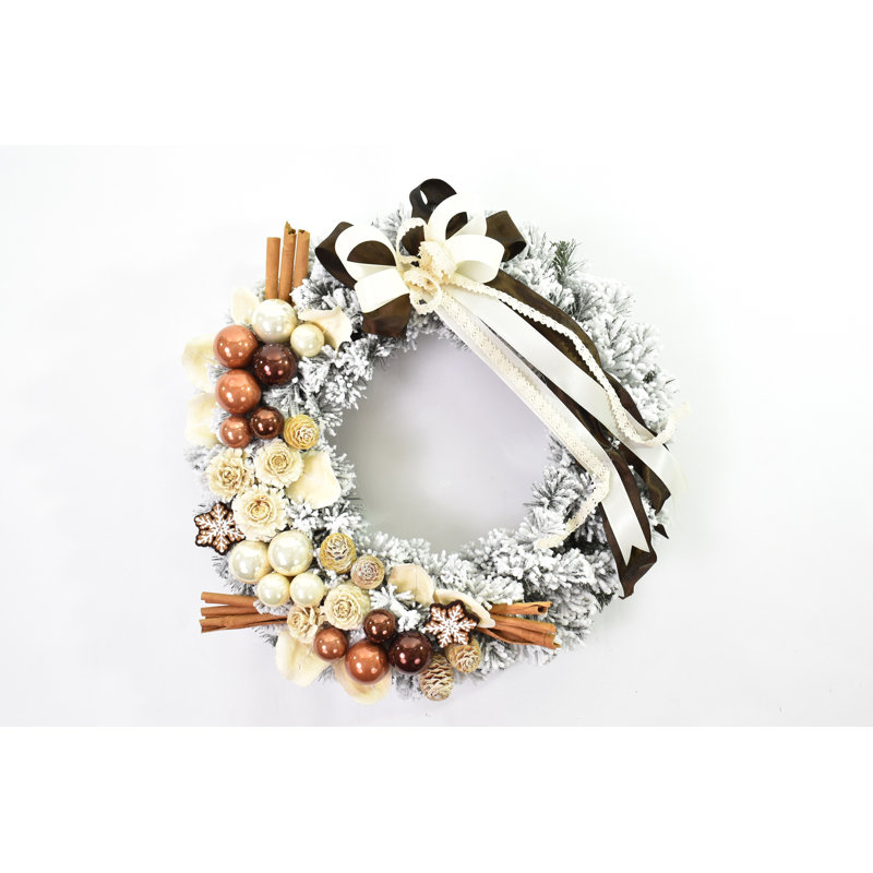 Late Handcrafted Faux 45cm Wreath