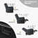 Electric Genuine Leather Power Recliner with Nailhead Trims Built-in USB Port