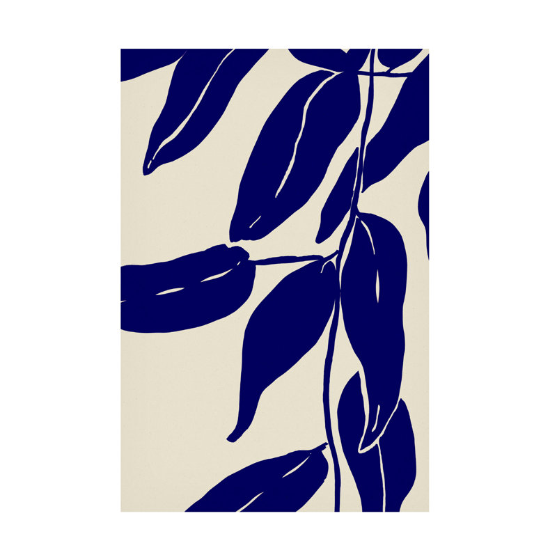 Art sur toile à feuilles bologniques bolognaises, H 19 po x l 12 po