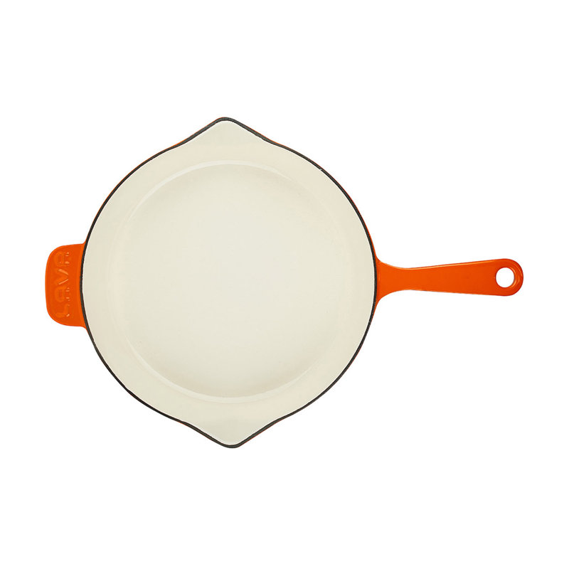 Poêle en fonte émaillée Lava 11-Series, Orange