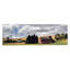 Vieille grange sous un ciel nuageux, Palouse, Washington State par Panoramic Images - Impression sur toile tendue sur châssis-73649958-19964833
