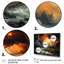 Tempête orange orangée éphémère sur toile-644641599-644641587