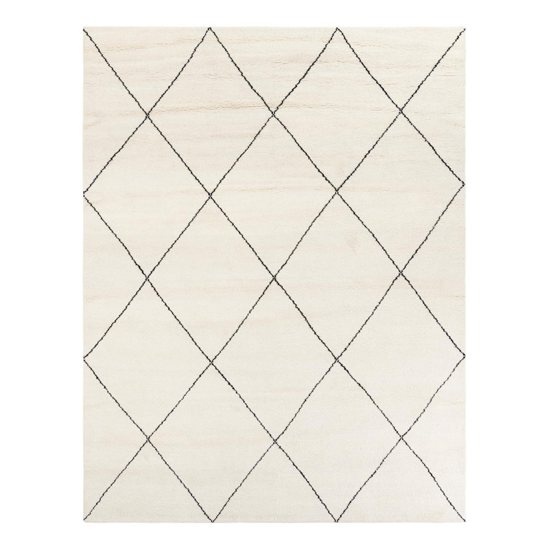 Ans Wool Indoor Rug, Rectangle 9' x 12'