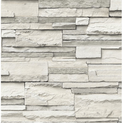 Papier peint Seabrook Designs Greige & Peach Whitaker