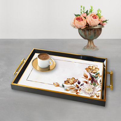 Élégant plateau en verre de 19,7 po x 11,4 po x 1,4 po | Fabrication 100% verre durable | Facile à nettoyer avec un chiffon humide | Idéal pour le service, la présentation décorative et l'organisation | Ajout élégant à la décoration intérieure