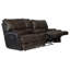 Causeuse inclinable en cuir italien avec console de rangement 89 po Anjuman-24676009-24676005-24676004