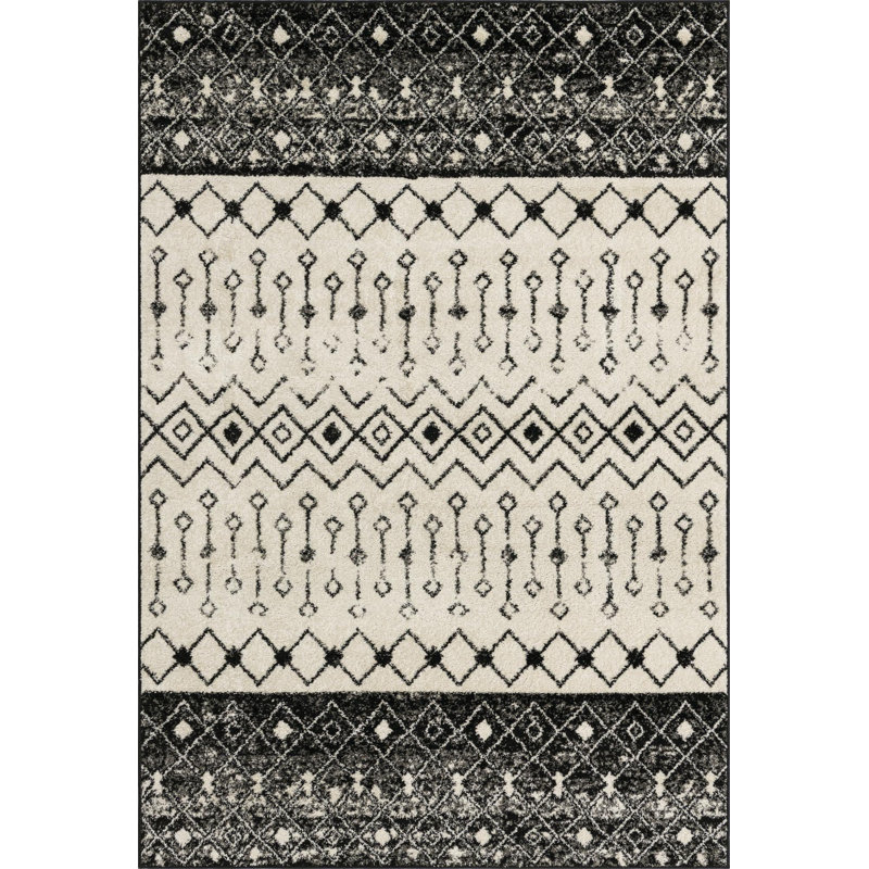 Abstract Indoor Rug, Rectangle 6' x 9'