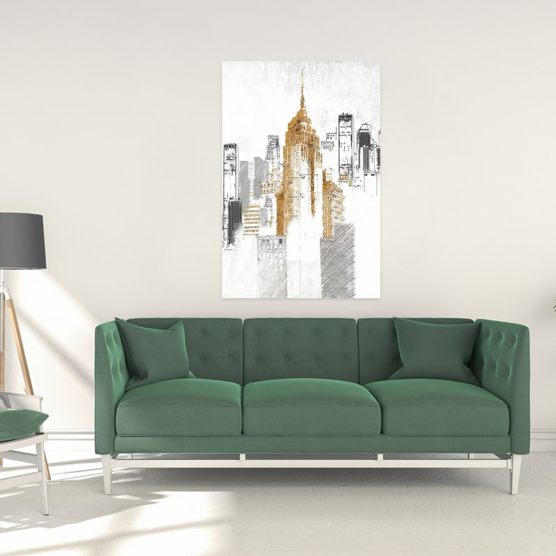 Art urbain sur toile, style flou