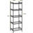 Moffitt 57" H x 12.6" W x 16.3" D 5 Tier Wire Shelving Unit Metal Storage Organizer Rack