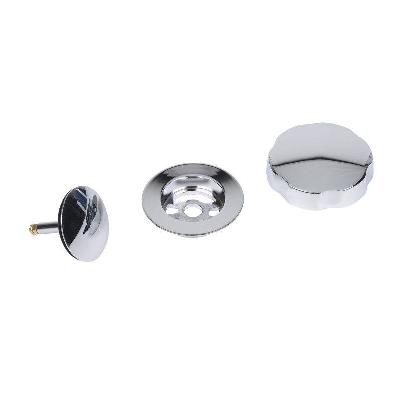 Nécessaire de conversion pour déchets de bain à câble Dearborn, Chrome poli
