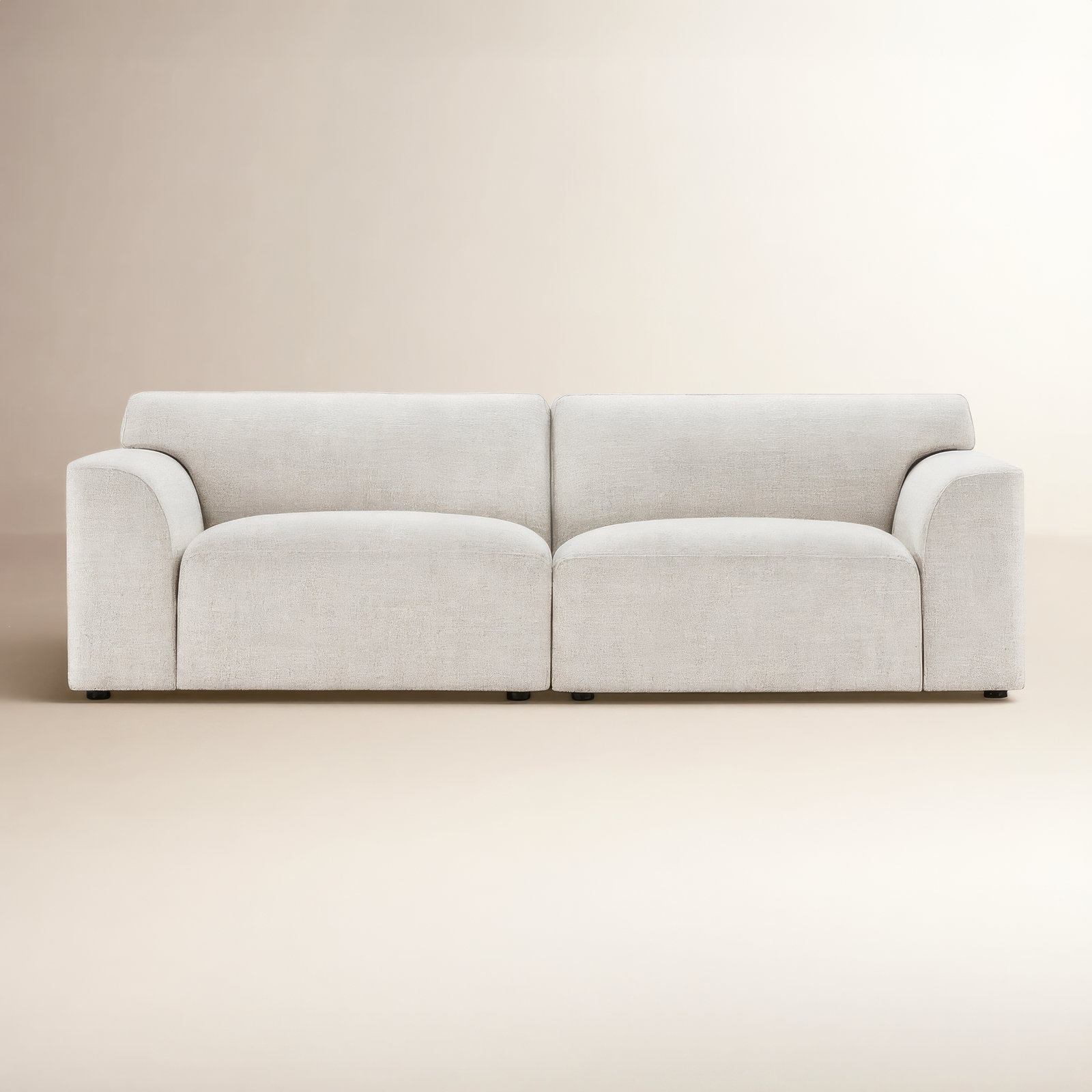 Morell 93" Modular Sectional, Nathan Wheat Tweed