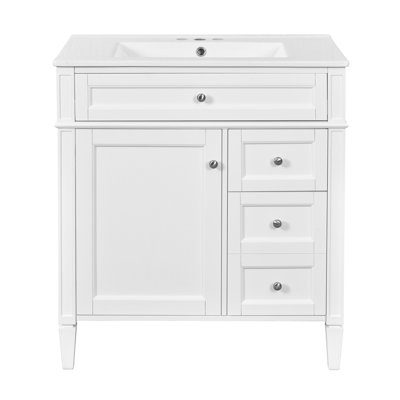 Meuble-lavabo de 30 po avec lavabo supérieur