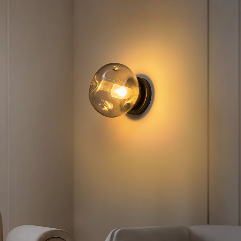 Applique murale 1 lumière Glint, Gris