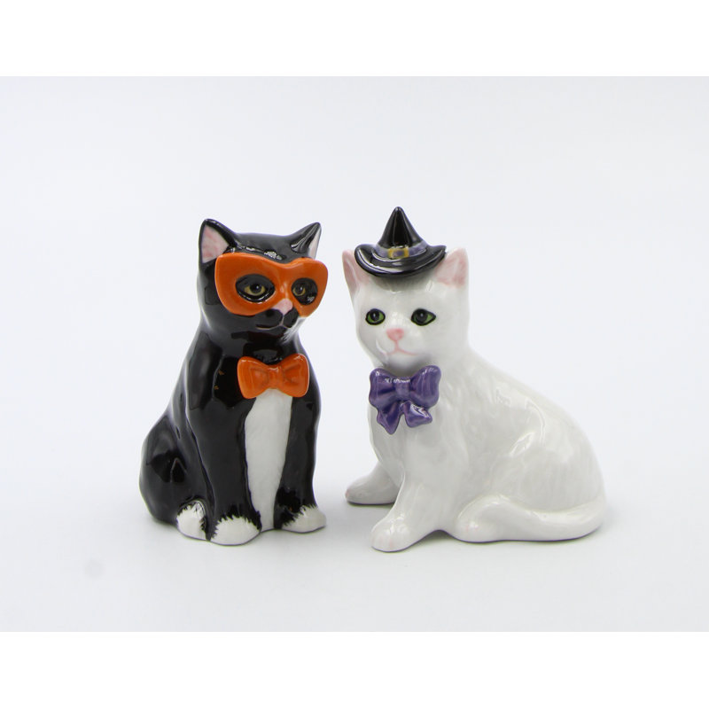 Halloween Cat Salt And Pepper