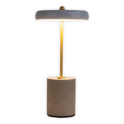 "Seta" battery -operated table lamp. Height: 30cm