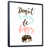 Black Floater Framed Canvas