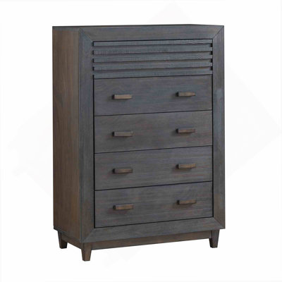 Commode de style transitionnel pour chambre à coucher