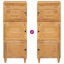 Solid Wood Rectangle Accent Cabinet-1699520355