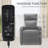 25.2" W Compact Ergonomic Massage Push-Back Recliner-1438641476