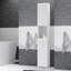 Ice Cave Freestanding Bathroom Cabinet