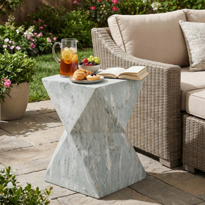 Modern Geometric Side Table 
