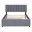 Lit plateforme tapissier Teddy-988861700
