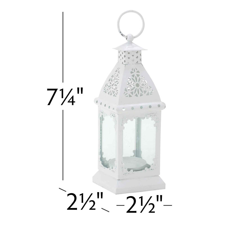 7.25'' H Metal Tabletop Lantern