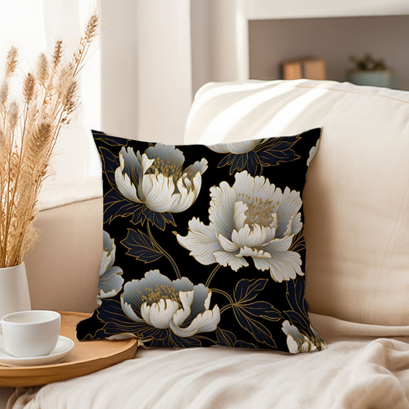 Floral Luxe Floral Pattern XI Flowers, 20"H x 20"W