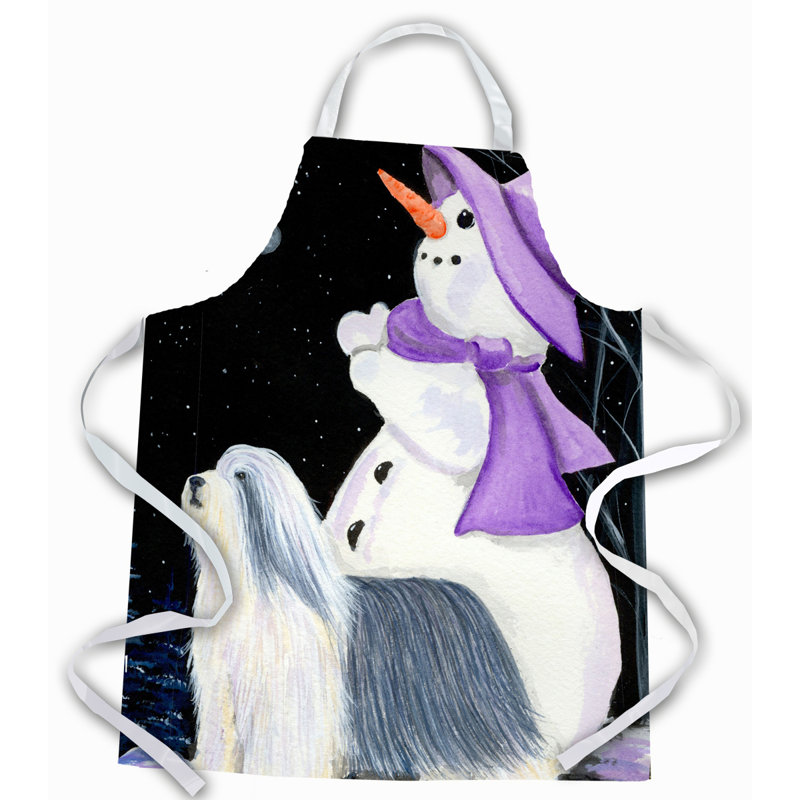 Christmas No Pattern Bib Apron