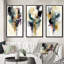 «Alizarin Command», 3 pièces sur toile-38868106-38868107