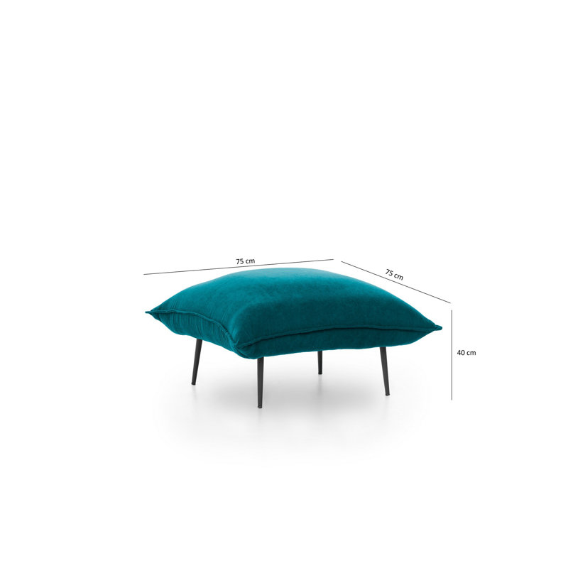 Tabouret d'appoint Abbottsford, Vert pétrole