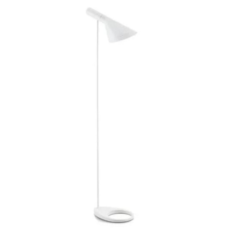 Polanco Floor Lamp, White, White