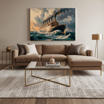 Art sur toile gris