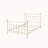 Comet White Finish Bed-103672003