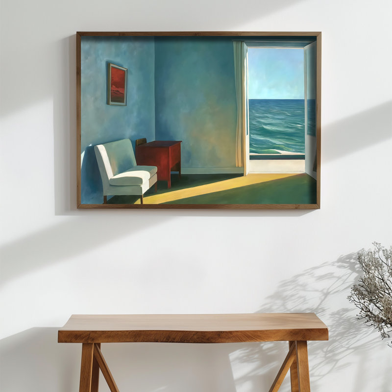 Elegant Decorative Framed MDF Painting, 13.8 x 18.5 x 0.1 inches | 100% MDF with 3 mm Thickness, 100% Pine Wood Frame | UV Printed Artwork for Stylish Home Decor, Perfect for Living Room or Office